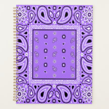 Lila Lavender Bandana Paisley Land Hip hop Co