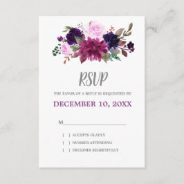 Lila Lavender Blommigt Boho Bröllop OSA