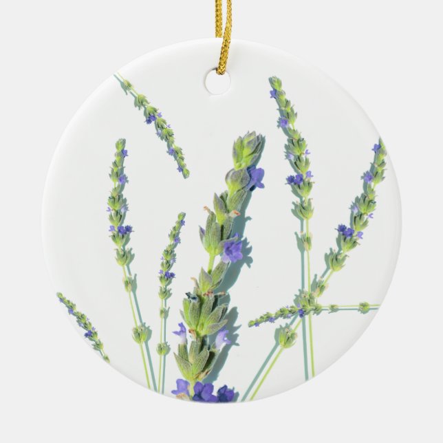 Lila Lavender Flower Décor Ornament (Framsidan)