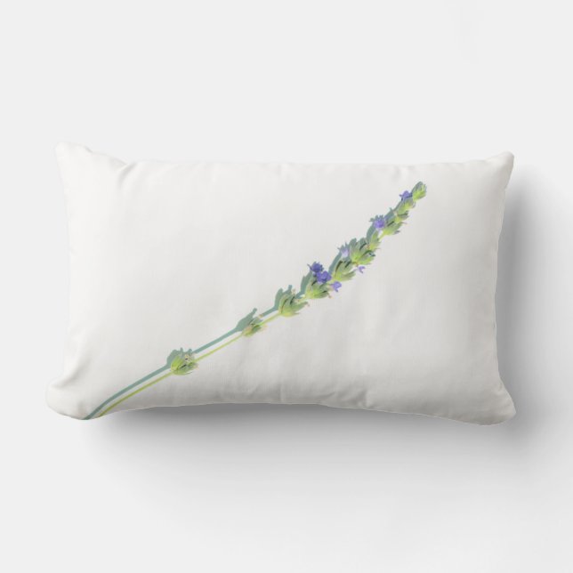 Lila Lavender Flower Dekorativ kudde Cushion (Framsida)