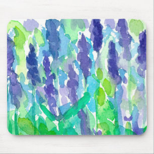 Lila Lavender Flowers Watercolor Musmatta