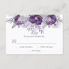 Lila Lavender Grått Watercolor Ro OSA