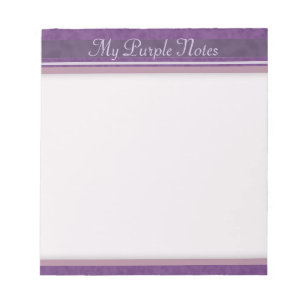Lila Lavender Mauve Anteckningsblock