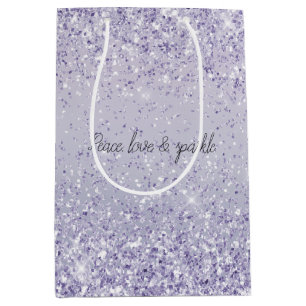 Lila Lavender Ombre Glitter Gnistra