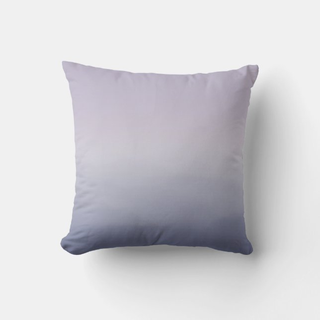 Lila Lavender Ombre Kudde (Framsida)