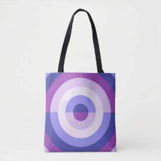 Lila Lavender Orbit Tygkasse