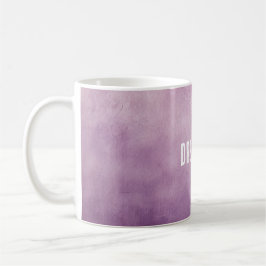 Lila Lavender Struktur Kaffemugg