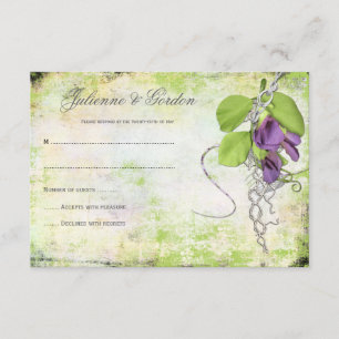 Lila Lavender Sweet Peas OSA Kort