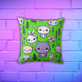 Lila Lavender, temat Cute Kawaii | Kudde