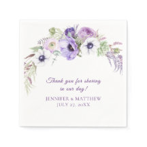 Lila Lavender Vit Blommigt Utandning Bröllop