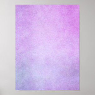 Lila Lavender Watercolor Parchment - bakgrund Poster