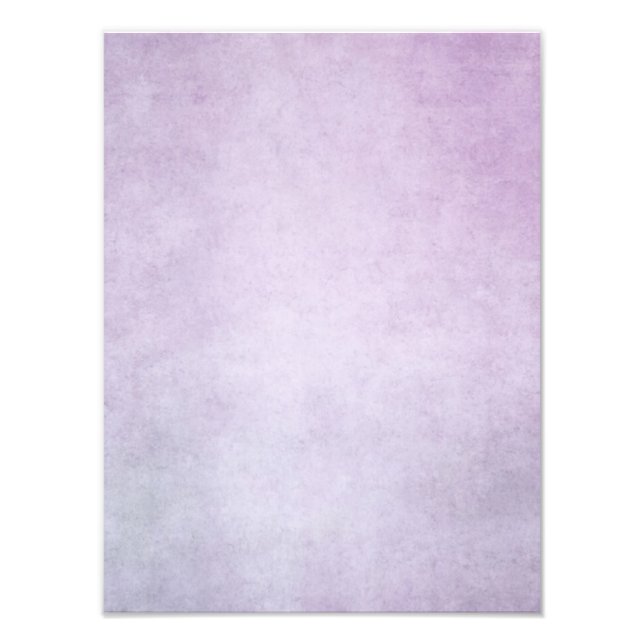 Lila Lavender Watercolor Personlig Background Fototryck (Framsidan)