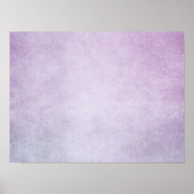 Lila Lavender Watercolor Personlig Background Poster (Framsidan)