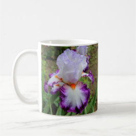 Lila, Lavender & White Iris Mugg