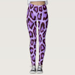 Lila leopardlegeringar leggings<br><div class="desc">Cute Lila leopard leggings. Perfekt för att träna eller gå ut.</div>