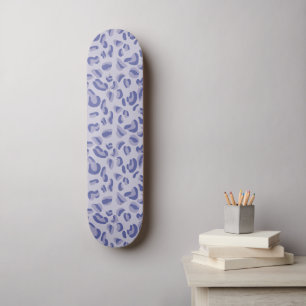 Lila Leopardmönster Digital Lavendel Mini Skateboard Bräda 18,5 Cm