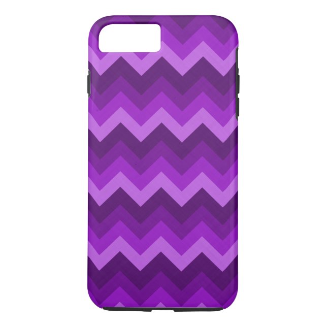 Lila LG Hombre Chevron ZigZag Mönster Case-Mate iPhone Skal (Baksida)