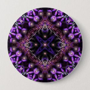 Lila Light Fractal Tapestry-knapp Knapp