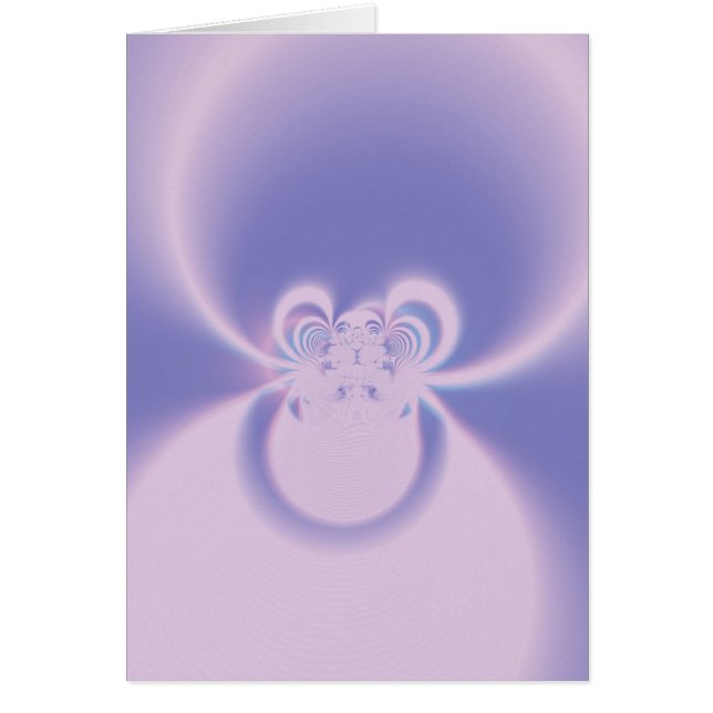 Lila Light Hälsningskort (Framsidan)