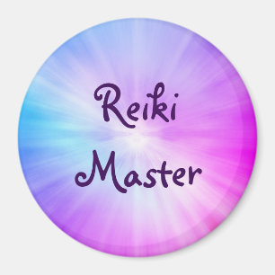 Lila Light Reiki Master Design Magnet