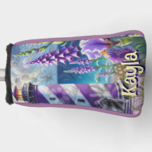 Lila Lighthouse w/Foxglove & Iris Personlig