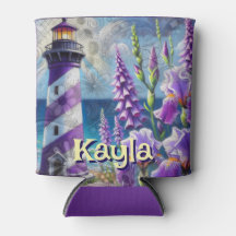 Lila Lighthouse w/Foxglove & Iris Personlig