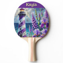 Lila Lighthouse w/Foxglove & Iris Personlig