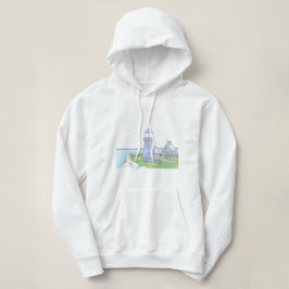 Lila Lighthouse, Women's Hoodie T Shirt