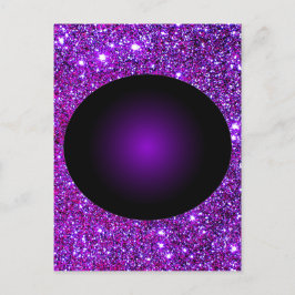 Lila Lila Gnistra Optisk Illusion Art Vykort