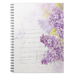 Lila Lilac Anteckningsbok