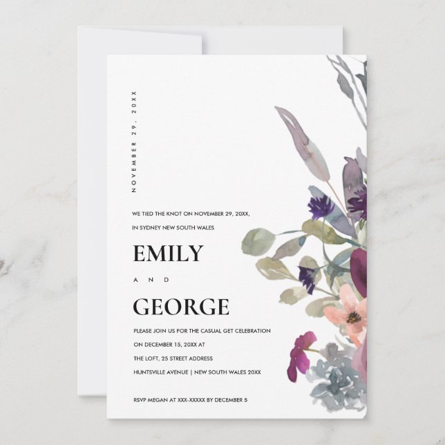 LILA LILAC-BLOMMIGTEN VI TITTADE INBJUDAN (Framsida)