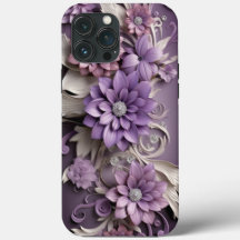 Lila Lilac-blommor 3d