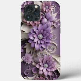 Lila Lilac-blommor 3d