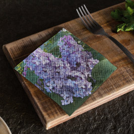 Lila Lilac Blooms Blommigt Pappersservett