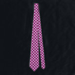 Lila Lilac Checkered Neck Tie Slips<br><div class="desc">Det moderna trendigets halshuggna slips i lavender lila och lätta lilac-checkar.</div>
