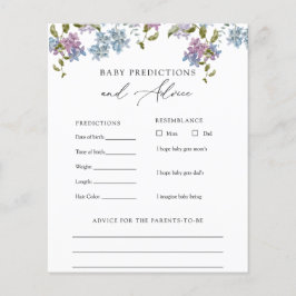 Lila Lilac Flowers Baby Advice and Predictions