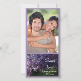 Lila Lilac Flowers Bröllop Tack