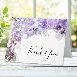 Lila Lilac Flowers Watercolor Sympathy Tack