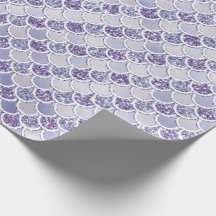 Lila Lilac Pearl Glitter Sjöjungfru