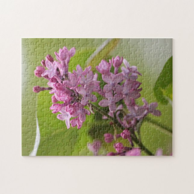 Lila Lilac Puzzle Pussel (Horisontell)