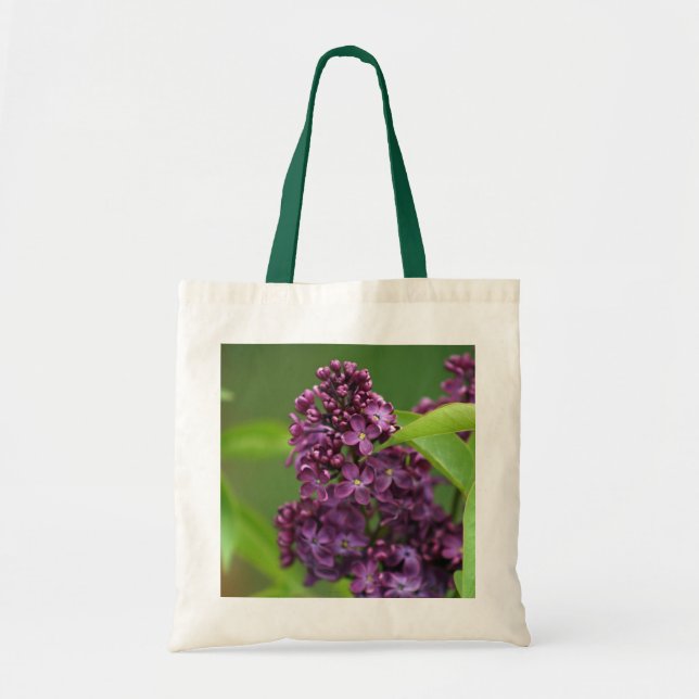 Lila Lilac Tote Bag Tygkasse (Framsidan)
