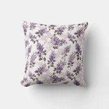 Lila Lilac Watercolor Blommigt