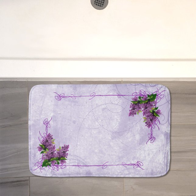 Lila Lilacs Bath Mat Badrumsmatta (Skapare uppladdad)