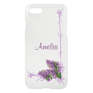 Lila Lilacs iPhone 7 Clear™ Deflector Fodral Skal