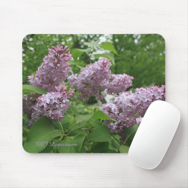 Lila Lilacs Mousepad Musmatta (Med mus)