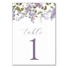Lila Lilacs och Lavender Flowers Bordsnummer