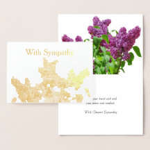 Lila Lilacs Sympathy Guld