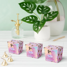 Lila lilla prinsessans presentförpackning för bale presentaskar