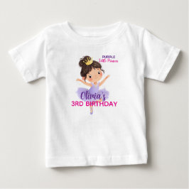 Lila lilla prinsessbalen t shirt
