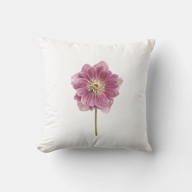 Lila Lily Flower Dekorativ kudde (Framsida)